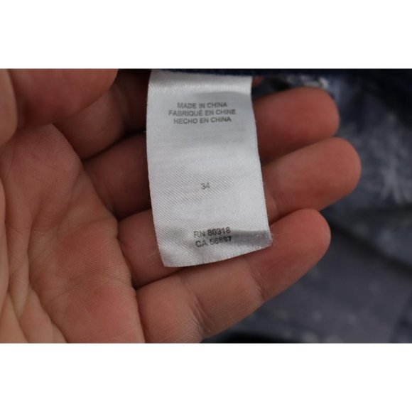 LUCKY BRAND Shorts Mens 34 W36 Bandana Flat Front 7" Lightweight chino pockets - Picture 11 of 13